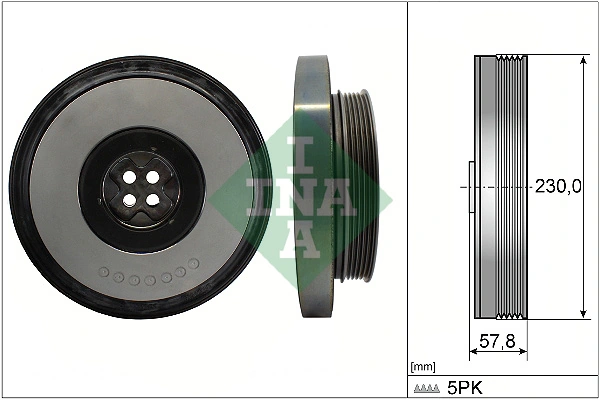Belt Pulley, crankshaft